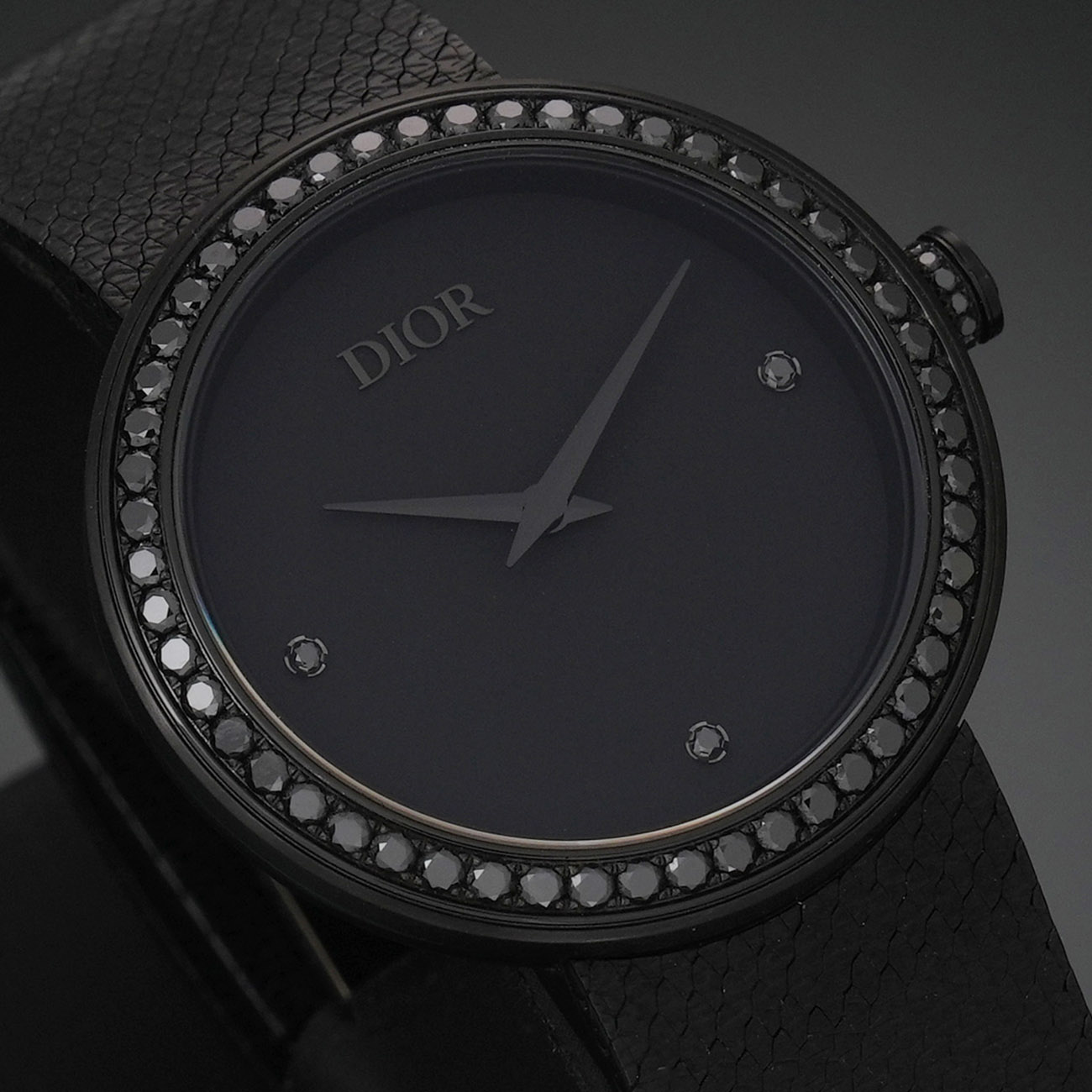 CHRISTIAN DIOR(USED)디올 블랙 울트라매트 워치